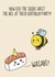 Funny Sushi Birthday Card - Wasabi Bee Pun created by @Cupsie's Creations