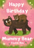 Heartfelt Birthday Card - Mummy Bear created by Holly Bushnell Illustration