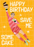 Funny Birthday Card - Save me som Cake - Mary Earps created by AbiGoLucky
