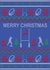 Rugby Christmas Card for Rugby Lovers - Knitted Pattern - Merry Christmas created by The Tackle Box