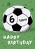 Football 6th Birthday Card created by Macie Dot Doodles