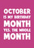 Funny Birthday Card - October - Whole Month created by Naomi Park