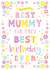 Heartfelt Birthday Card - Best Mummy Ever created by IC&G