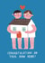 Cute New Home Congratulations Card - LGBTQ Gay - Moving In Together created by Alice Mole Illustration