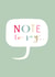 Cute Just Because Card - Speech Bubble - Note to Say created by Kali Stileman