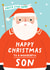 Cute Christmas Card - Santa - Wonderful Son created by Pixie Studio