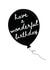 Classic Balloon Birthday Black created by Kelly May