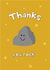 Cute Thank You Card - You Rock created by @Laura Lonsdale Designs