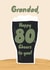 Fun birthday card for your Grandad - 80th Birthday - Cheers to you! created by Pixie Studio