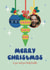 Funny Christmas Card - Lovely Baubles created by Choo Choo