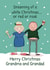 Funny Christmas Card - Grandparents - White, Red or Rosé... created by Running with Scissors