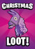 Funny Christmas Card - Fortnite - Loot Llama created by All Things Banter