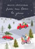 Pretty Christmas Card - Our House to Yours created by Making Meadows Ltd