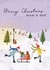 Pretty Christmas Card - Parents - Scenic created by Making Meadows Ltd