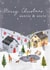 Pretty Christmas Card - Auntie & Uncle created by Making Meadows Ltd