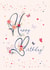 Traditional Birthday Card - Female - Butterflies created by IC&G