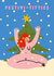 Funny Christmas Card - Festiv-titties created by Lucy Maggie Designs