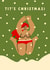 Funny Christmas Card - Tits Christmas created by Lucy Maggie Designs
