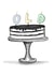 Funny Birthday Card - Old Cake Candles created by Sketchy Mummy