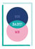 Baby Announcement, Celebratory Venn diagram for partner - expectant/new parents created by Mum Rain or Shine