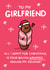 Rude and Funny Christmas Card - Girlfriend - Pig's in Blankets created by NICHOLA COWDERY ILLUSTRATIONS 