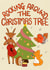 Cute Christmas Card - Rocking Around The Christmas Tree created by Doris Dishcloth