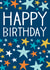 Classic Birthday Card - Male - Stars created by The Boy and the Bear