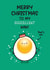 Cute and Funny Christmas Card - Nan - Egg Pun created by Twisted Haggis