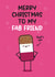 Christmas Card For Friend - Ice Lolly Pun - Fab Friend created by Twisted Haggis
