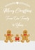 Cute Christmas Card - Our Family to Yours - LGBTQ+ - Two Dads and Son created by Mo&Co