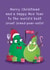 Cute and Funny Christmas Card - World's Best Great Grand-pear-ents created by Hannah Jayne Lewin
