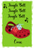 Jingle Bell Croc-funny Christmas card for Croc fan. created by Tancraftic