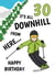 Funny 30th Birthday Card - Skiing created by @Cupsie's Creations