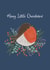 Adorable Robin Christmas Card - Cute Christmas Card- Robin Christmas created by Her Joyful Heart