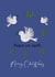 Beautiful and classical dove Christmas card design for all. created by Her Joyful Heart