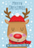 Cute Christmas Card - Reindeer created by Trudles Doodles Handmade