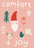 Cute Christmas Card - Scandi - Comfort and Joy created by Sweetlove Press