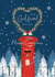 Pretty Christmas Card - Girlfriend - Postbox and Robins created by Rebecca Prinn