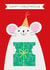 Cute Christmas Card - Christmouse Pun created by Paper Heart Designs