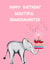 Cute Birthday Card - Granddaugher - Pink - Cake created by Naughty Nice