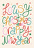 Funny Christmas Card - Lousy and Crappy created by @tikkled.pink