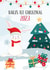 cute baby's first Christmas card created by Little FreyFrey Co.