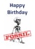 Cheeky Fossil Birthday Card - Fossiled Person created by crackerjack