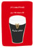 A punny Christmas card to send to a Guinness lover created by PaperJam Print Co.