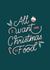 Funny Christmas Card | All I want for Christmas is Food created by Dani White