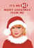Funny Christmas Card - Taylor Swift - It's Me, Hi created by Giddy Kipper