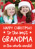 Classic Christmas Card - Grandma - The Best created by Word Up Creative