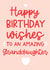 Cute Birthday Card - Granddaughter created by Word Up Creative