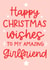 Cute Christmas Card for an Amazing Girlfriend created by Word Up Creative