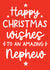 Cute Christmas Card for an Amazing Nephew created by Word Up Creative